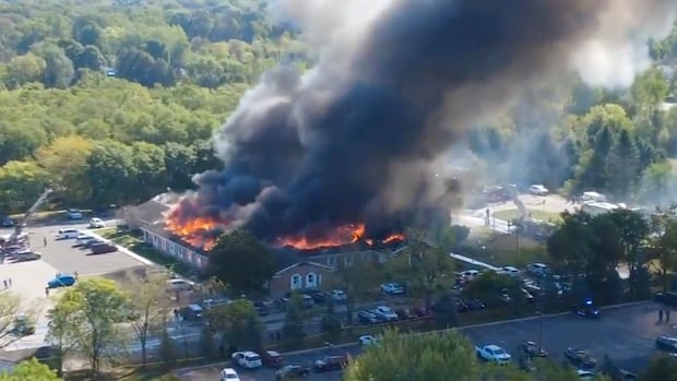 1 dead, 9 injured in shooting and fire at Michigan church, police say