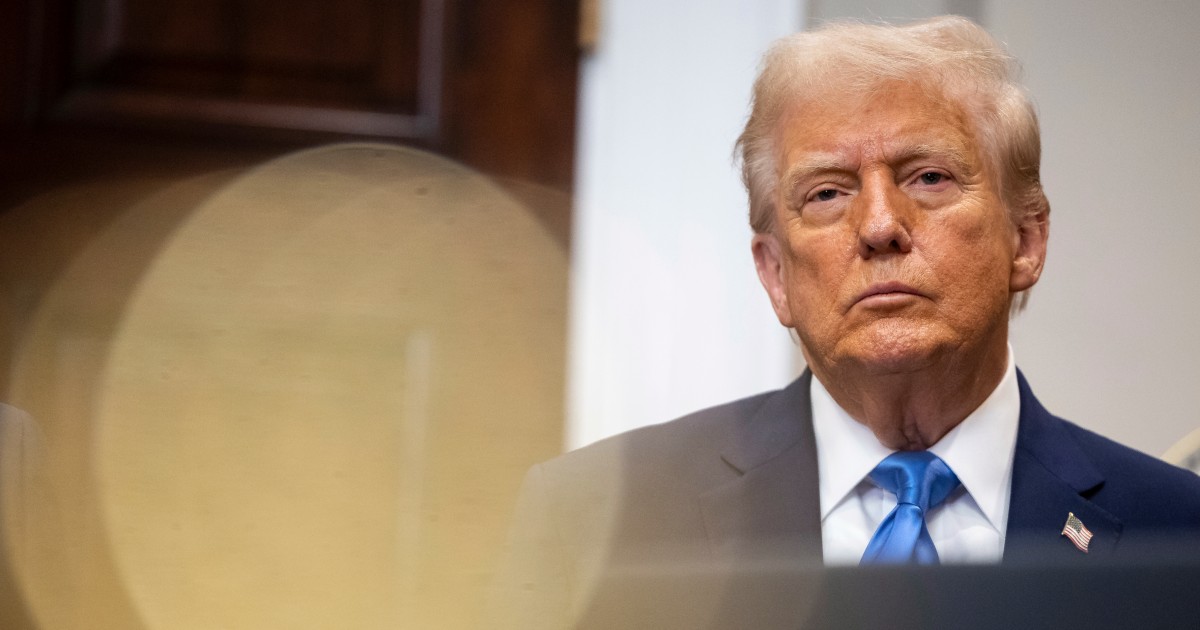 Trump says he 'would think' DOJ is investigating former FBI Director Christopher Wray