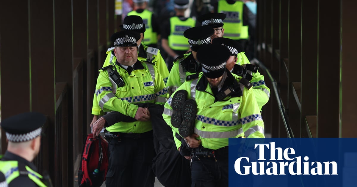 Police arrest 66 people at Palestine Action rally near Labour conference | UK news