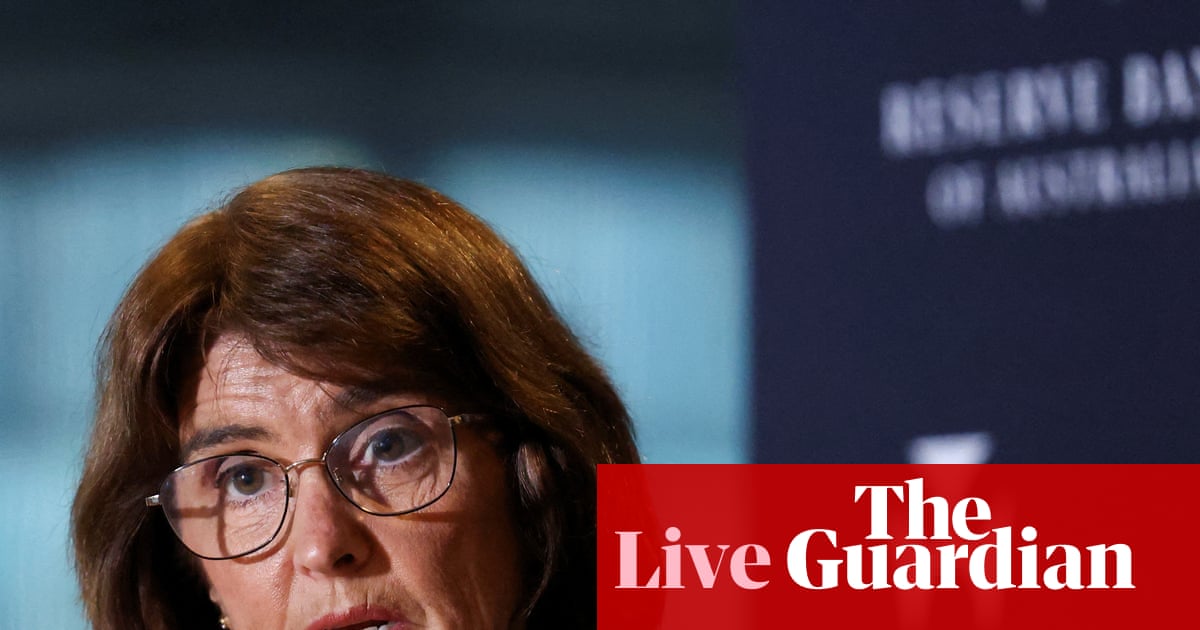 Australia news live: Michele Bullock says ‘nothing I can do personally’ about house prices as RBA holds interest rate at 3.6% | Australia news
