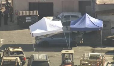 Police investigating body found in car at Al's Towing in South Los Angeles
