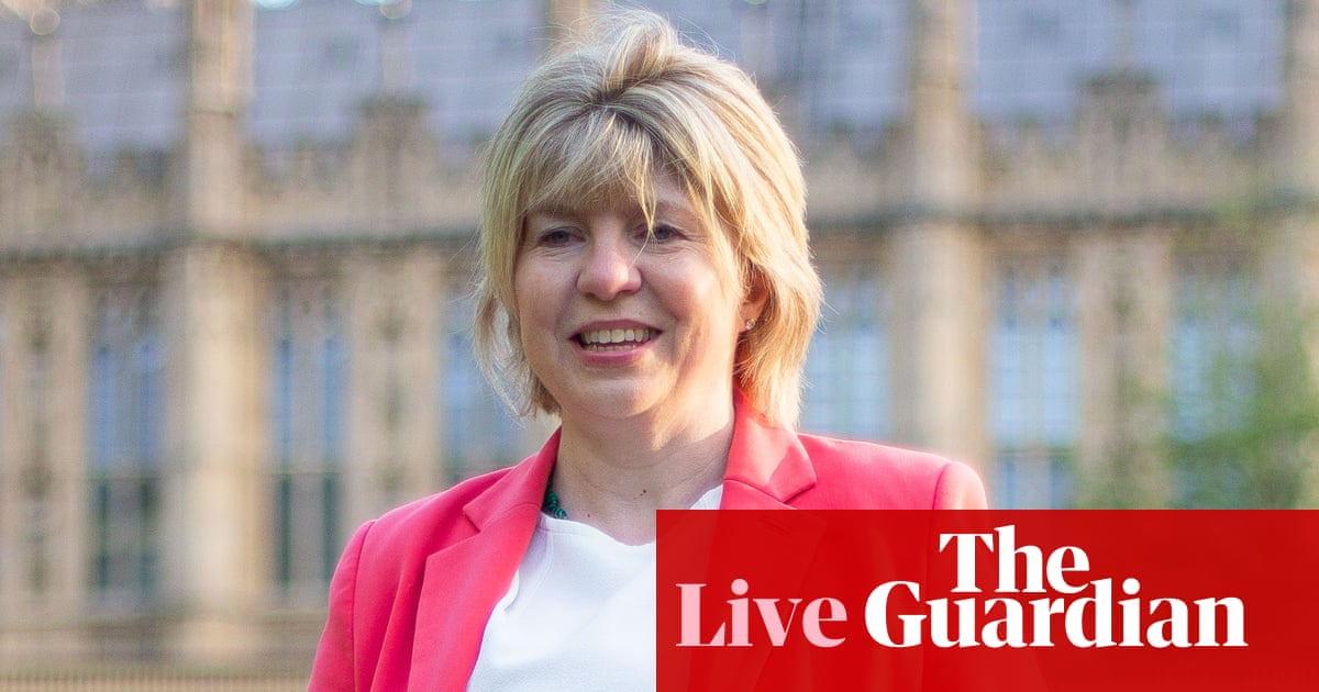 Maria Caulfield, former Tory health minister, defects to Reform — UK politics live | Politics
