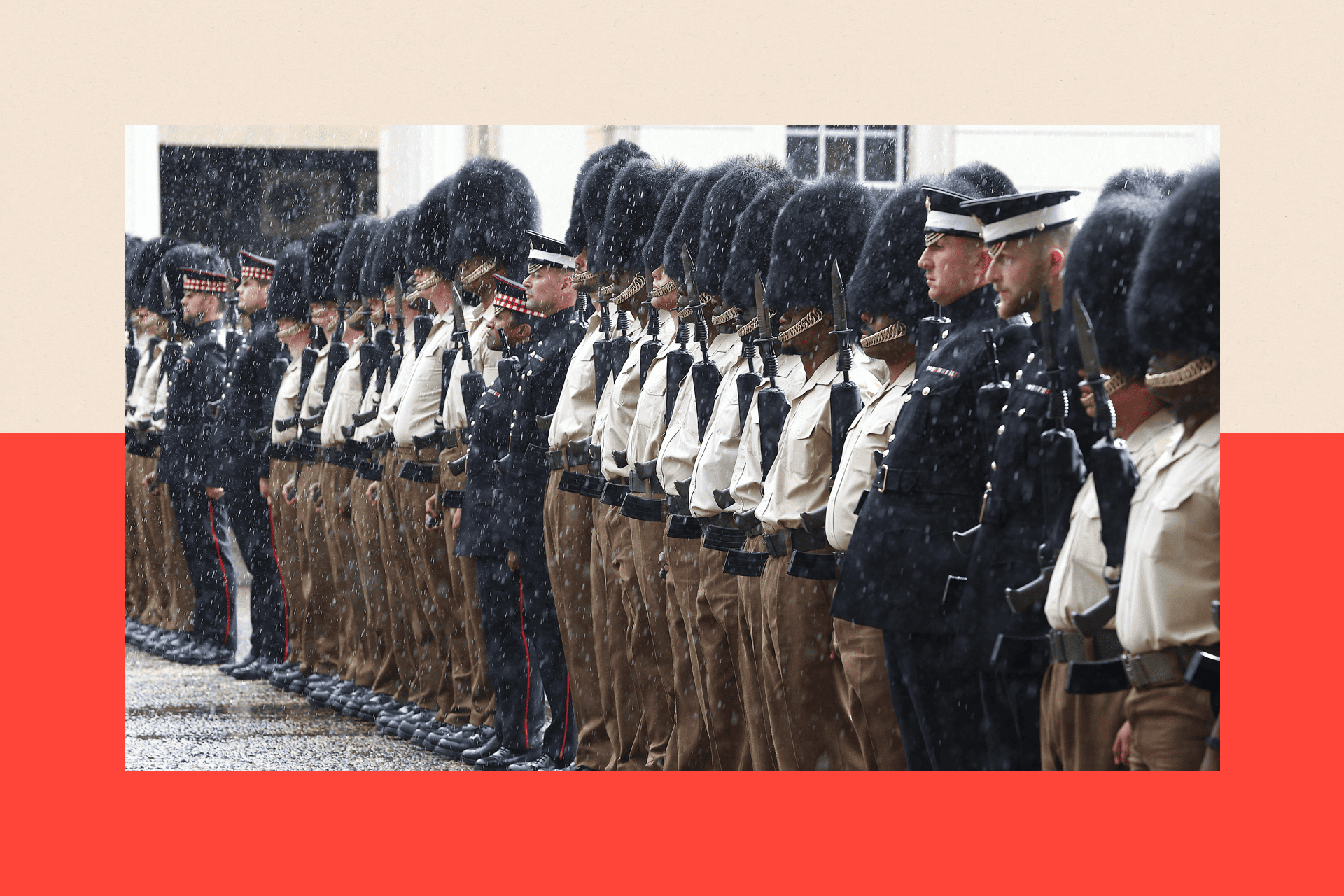 Members of the Guard of Honour