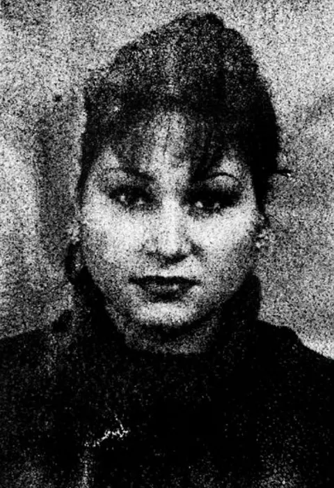 Interpol A black and white photograph of Liudmila Zavada.