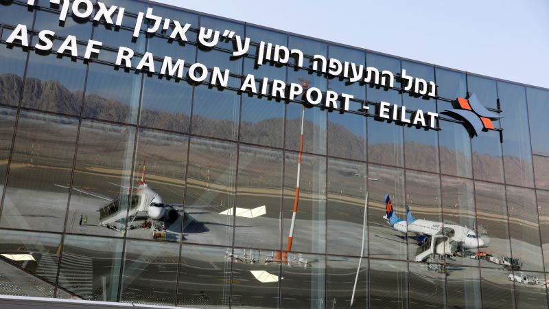 Sirens fail as Houthi drone hits arrivals hall at Ramon Airport in southern Israel, authorities say