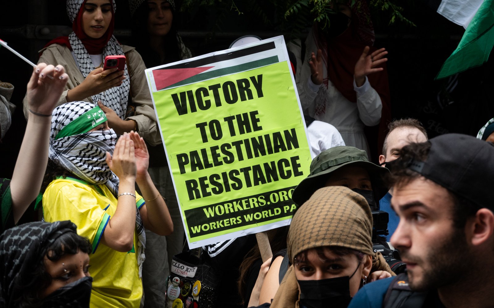 Cheers for Hamas, calls to 'take out' opponents at US pro-Palestinian conference