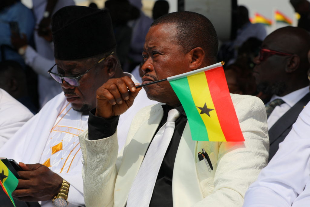 John Dramani Mahama is sworn in for his second term as Ghana's president, in Accra