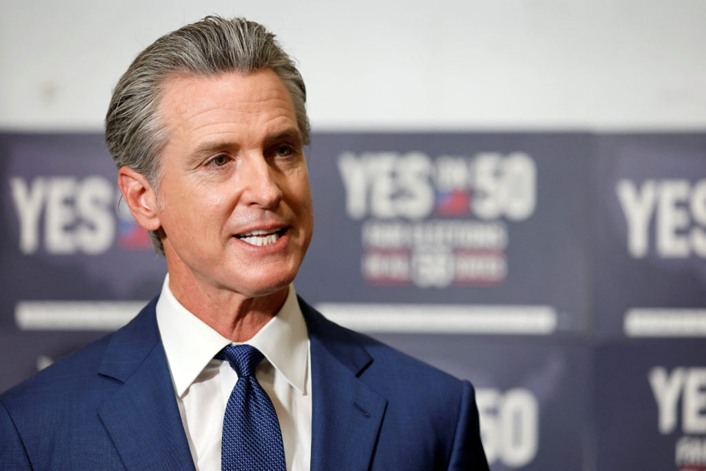 California Governor Newsom celebrates passage of redistricting bill