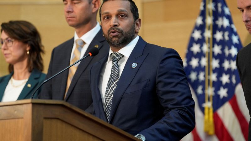 Kash Patel to face questions from Congress amid turmoil at his FBI