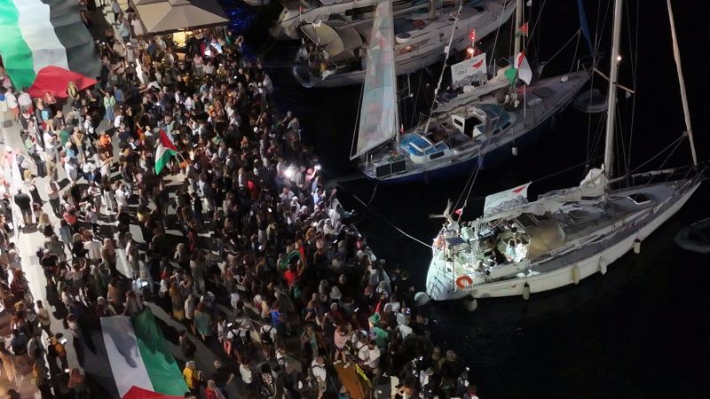 Italy and Spain deploy ships to help Gaza aid flotilla targeted in drone attack