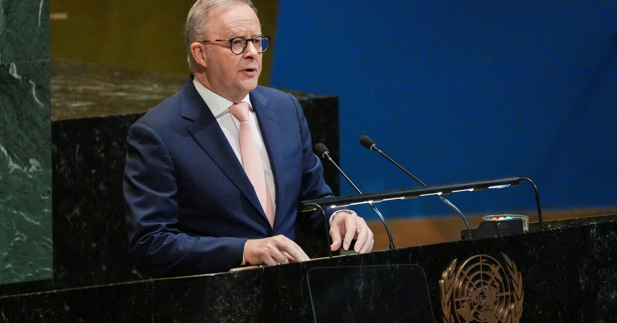 Australia PM cites killed aid worker in speech on Palestinian recognition