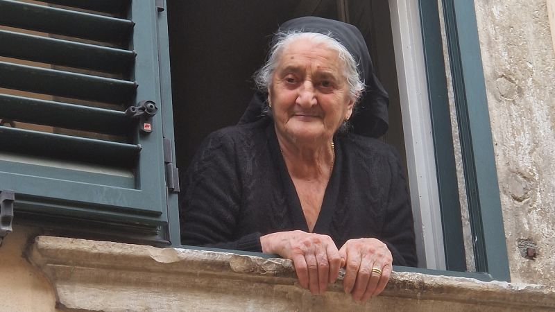 The 94-year-old Italian woman who has become a tourist attraction in Italy