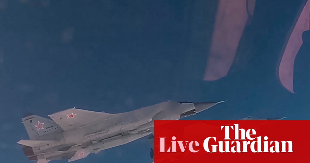 Nato confirms it intercepted Russian aircraft over Estonia as EU calls violation a ‘dangerous provocation’ – Europe live | Europe