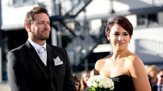 Lachlan and Clare’s wedding  on season one of Married At First Sight.