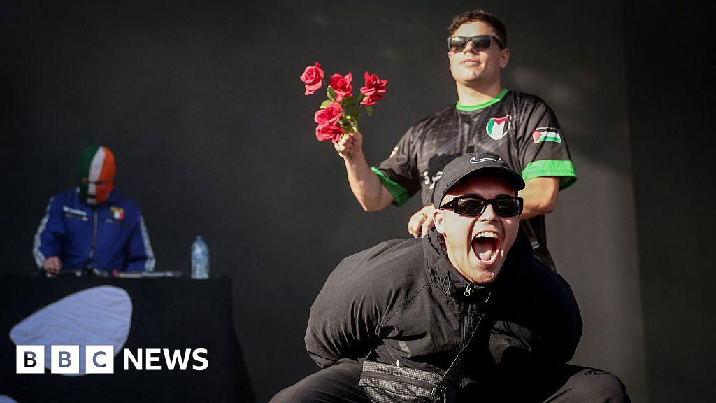 Irish language band Kneecap banned from entering Canada over terror charges