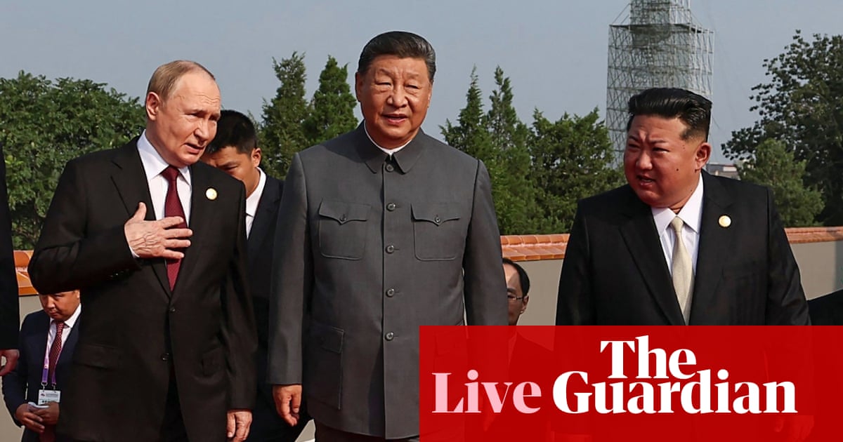 China victory day parade live: Xi, Putin and Kim Jong-un appear together as Trump accuses them of conspiring against US | China