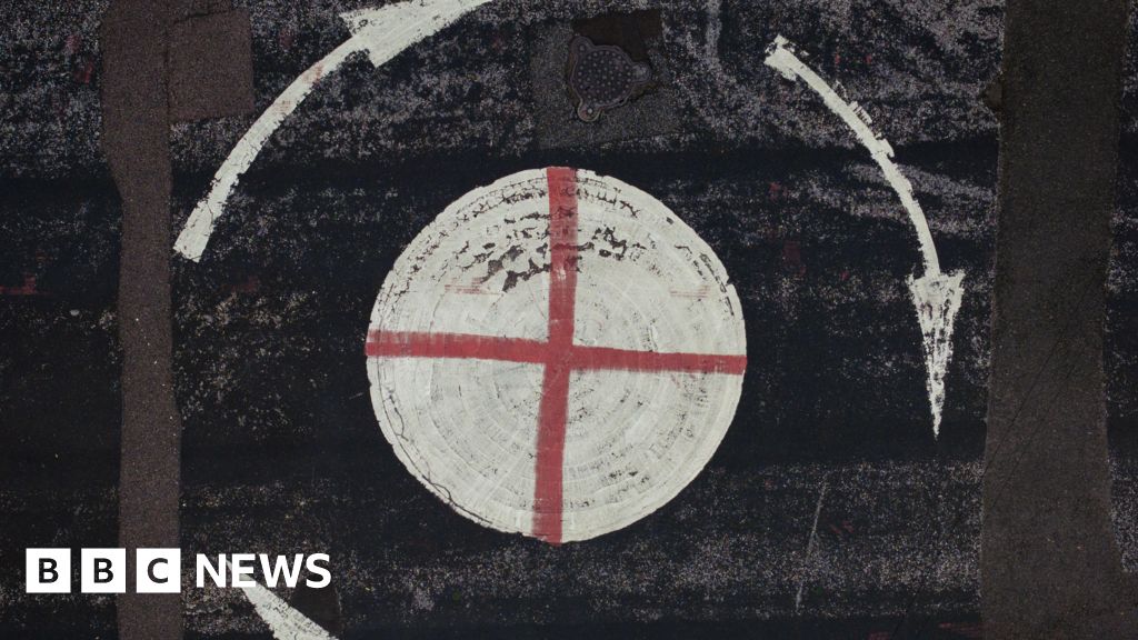 Staff removing roundabout crosses abused