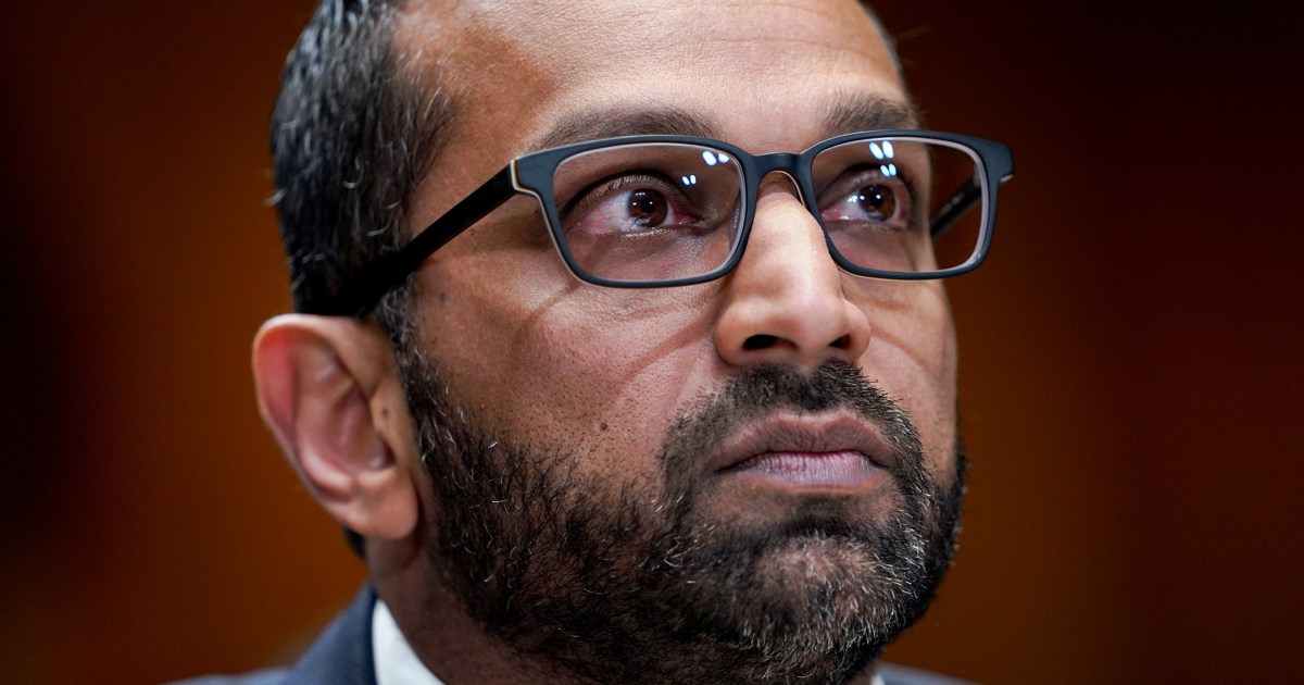 Former top FBI officials sue, say Kash Patel fired them to stay in Trump's good graces