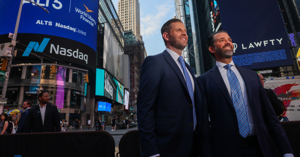 Trump family's American Bitcoin makes stock market debut