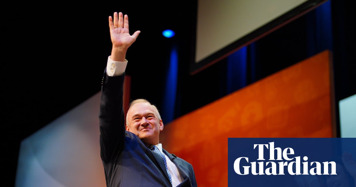 Lib Dems the last block against ‘forces of darkness’ led by Farage, says Ed Davey | Liberal Democrats
