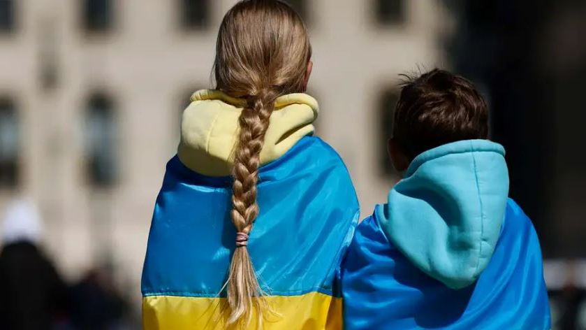 Russia ‘forcing Ukraine children into re-education and arms production’