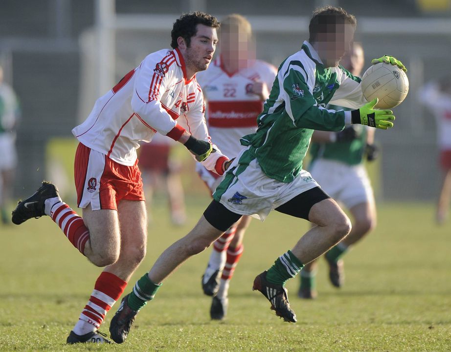Niall Bradley in action for Derry