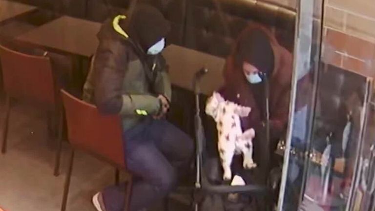 Constance Marten and Mark Gordon were captured on CCTV with their baby