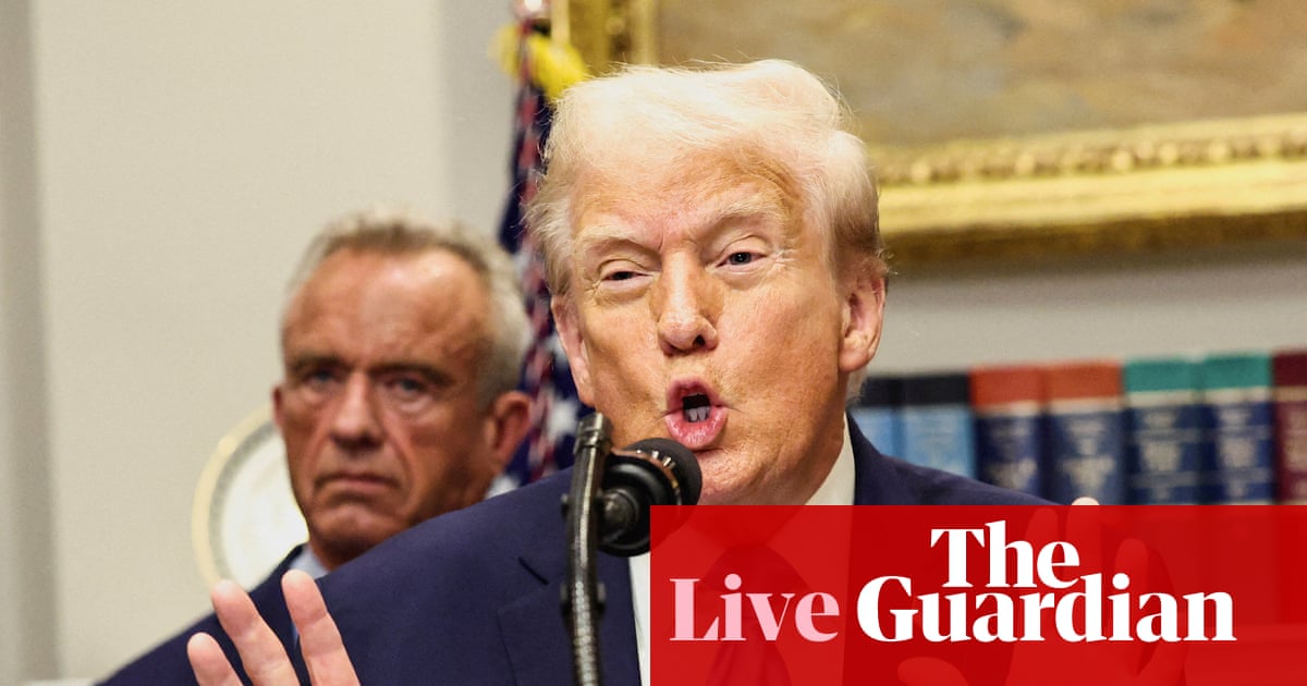 ‘Don’t pay any attention to what Trump says about medicine’, Wes Streeting tells Britons – UK politics live | Politics