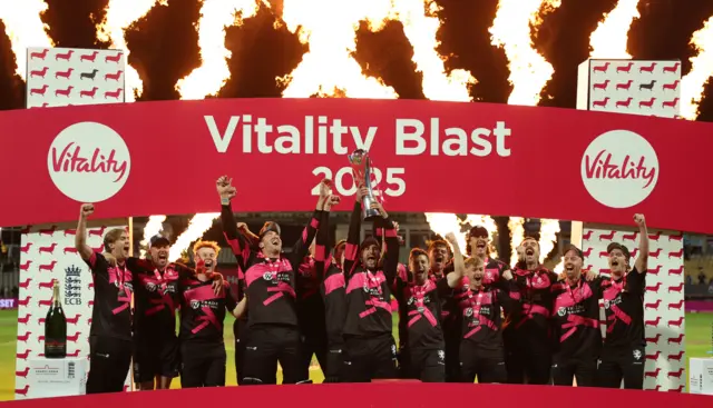 Somerset lift the T20 Blast trophy