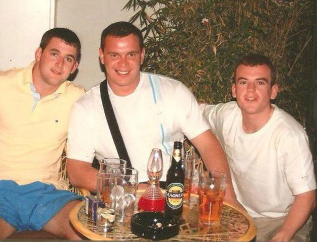 Gary Hutch, Paddy Doyle and James 'Mago' Gately in Spain in 2008