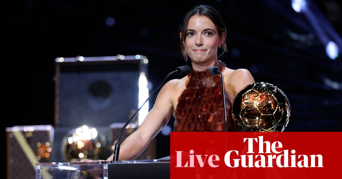 Ballon d’Or 2025: Dembélé and Bonmatí claim top awards, Wiegman and Hampton win prizes – live | Ballon d'Or