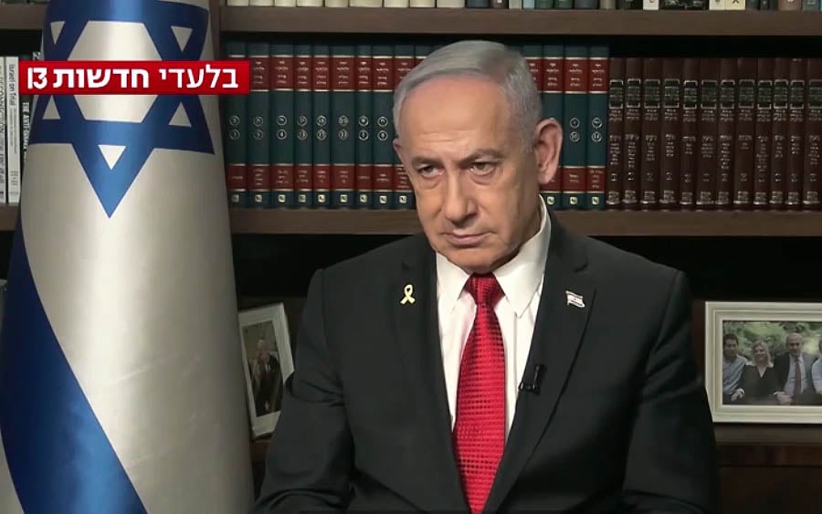 In rare Israeli interview, PM rejects 'malicious' claim he's needlessly prolonging war