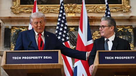 'Putin has let me down': key takeaways from Trump and Starmer's press conference – video