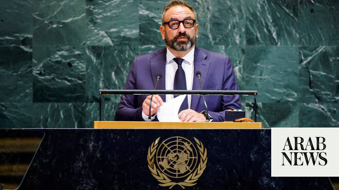 Applause as San Marino recognizes Palestine at UN General Assembly