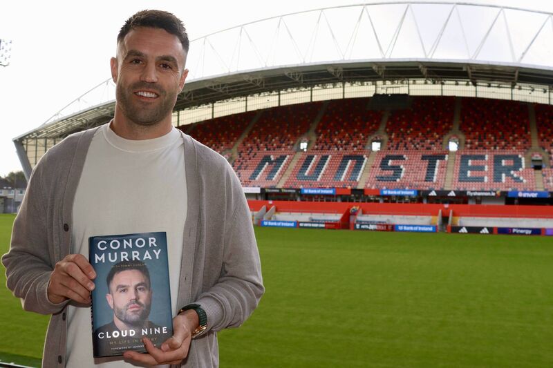 Conor Murray with his new book ‘Cloud Nine: My Life in Rugby’,