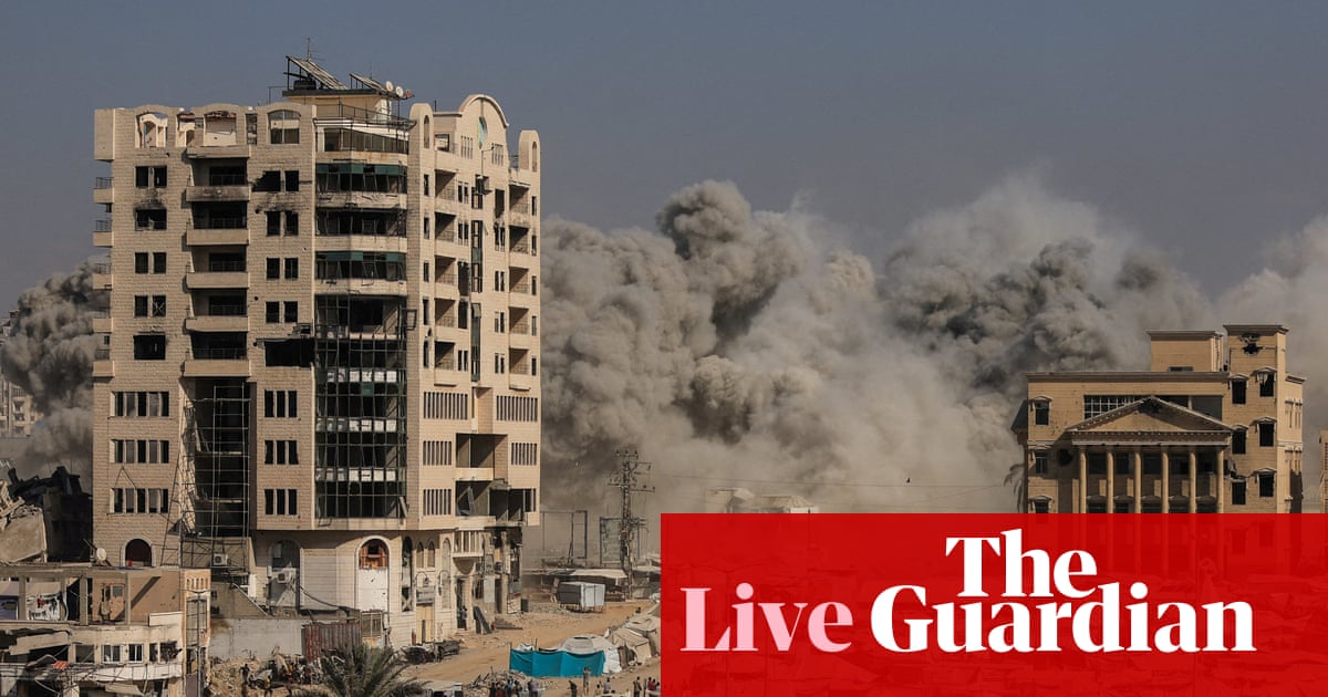 Israel’s military issues large-scale evacuation order for Gaza City ahead of new offensive – Middle East crisis live | Israel