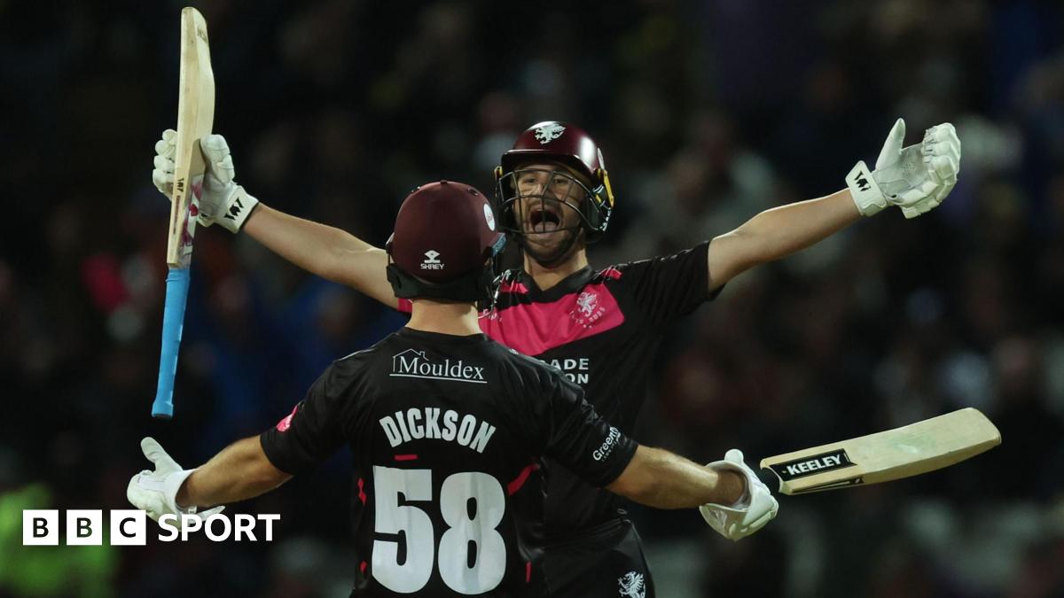 T20 Blast: Somerset pull off record final run chase to beat Hampshire Hawks - as it happened