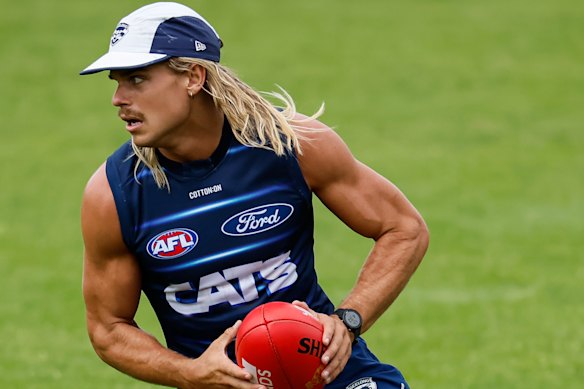 New boy: Bailey Smith is ready to make an impression with the Cats.