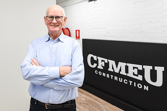 NSW CFMEU boss Michael Crosby.