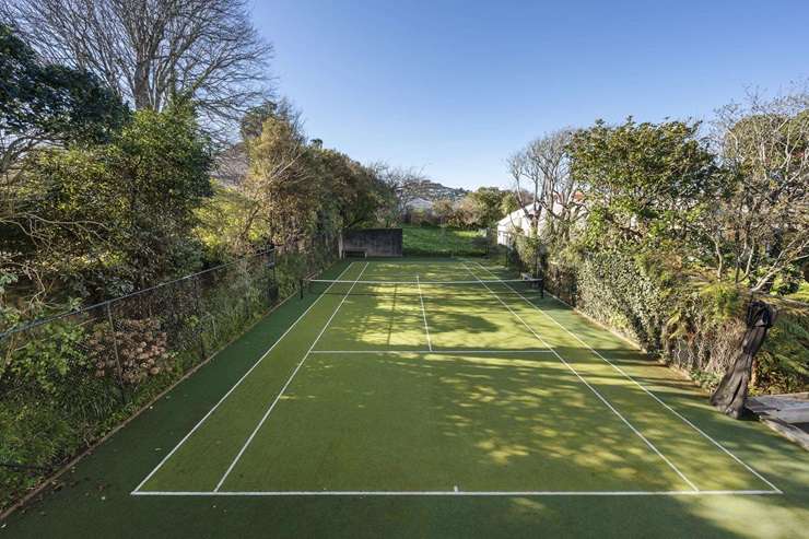 Wellington philanthropists Lizzie and Mal Brow are selling their five-bedroom home at 14 Homewood Avenue, in Karori. Photo / Supplied