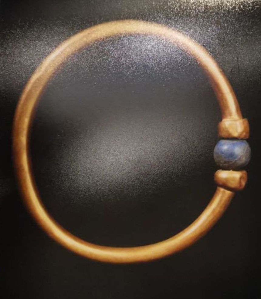 The bracelet was 3,000 years old.