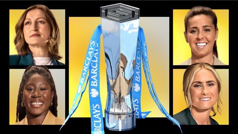 Ellen White, Fara Williams, Anita Asante and Steph Houghton