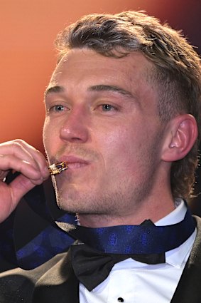 Record breaker: Brownlow winner Patrick Cripps had a stunning season.