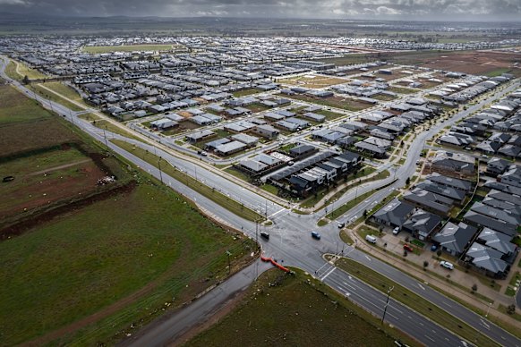 The suburb of Thornhill Park this month.