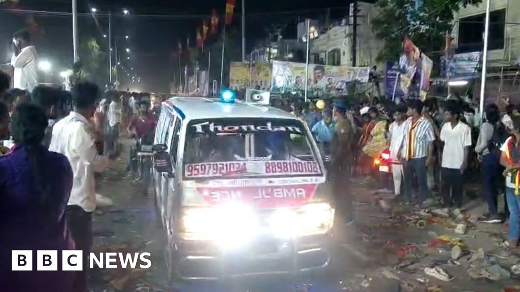 Dozens killed at political event in Tamil Nadu