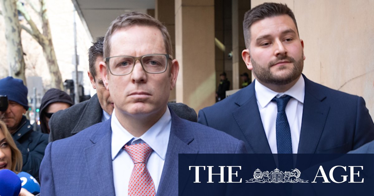 Victorian police officers accused of negligent manslaughter of tradie appear before court
