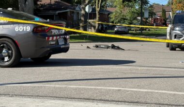 Boy on scooter in hospital after being struck by car