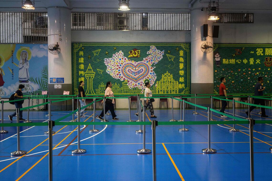 Turnout for Macau's legislative polls on Sept 14 was just 53 per cent of more than 328,000 registered voters.