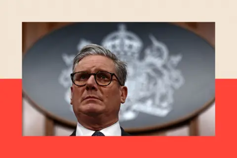 AFP via Getty Images A close up shot of Keir Starmer