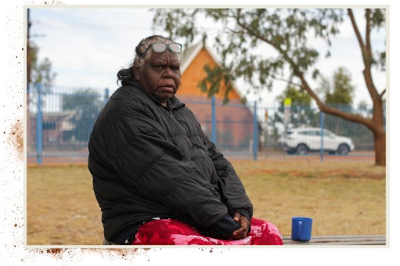 Nancy Napurrurla Oldfield says the land dispute has hurt her friendship with Bess Nungarrayi Price, the senator’s mother. 
